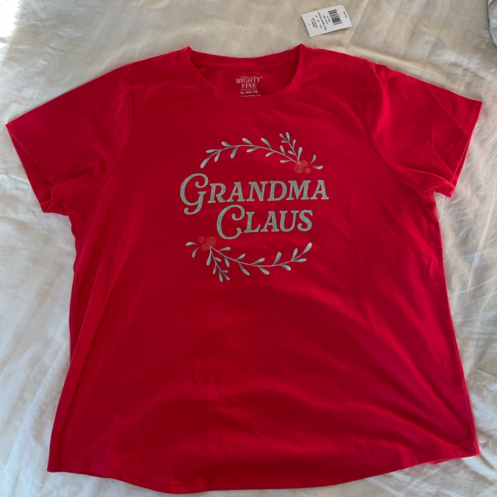 Red 'Grandma Claus' Tee - Picture 3 of 4